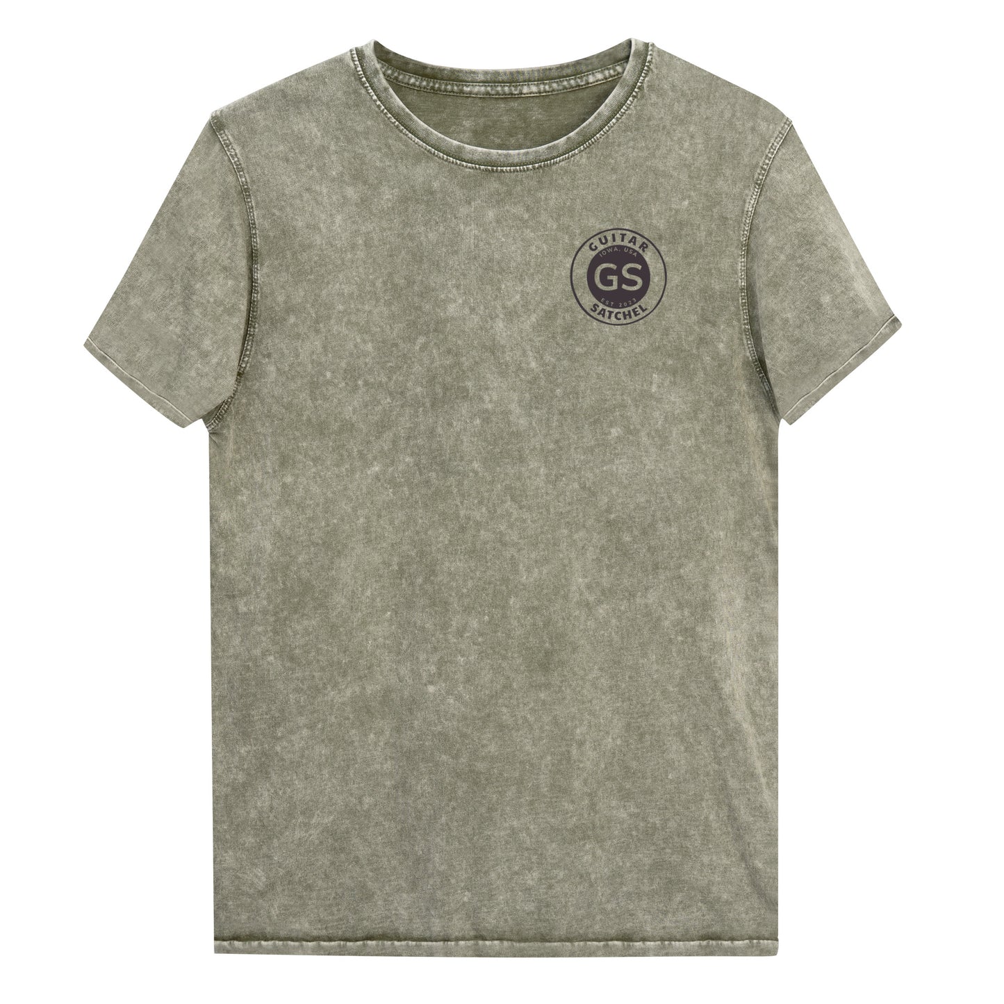 GS Logo Denim Finish T-Shirt