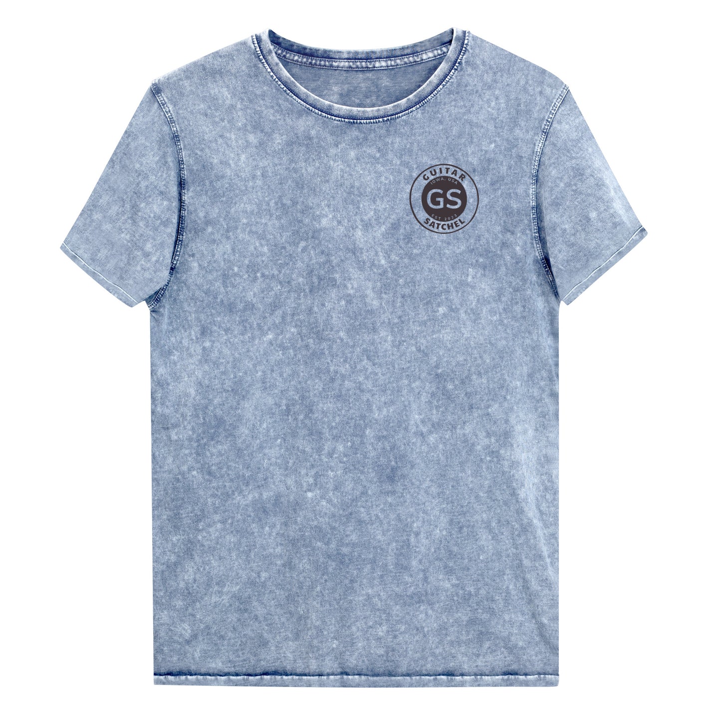 GS Logo Denim Finish T-Shirt